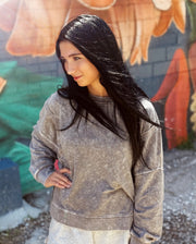 Presley Pullover- Charcoal