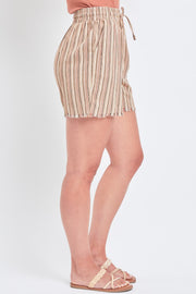 Taupe Striped Short