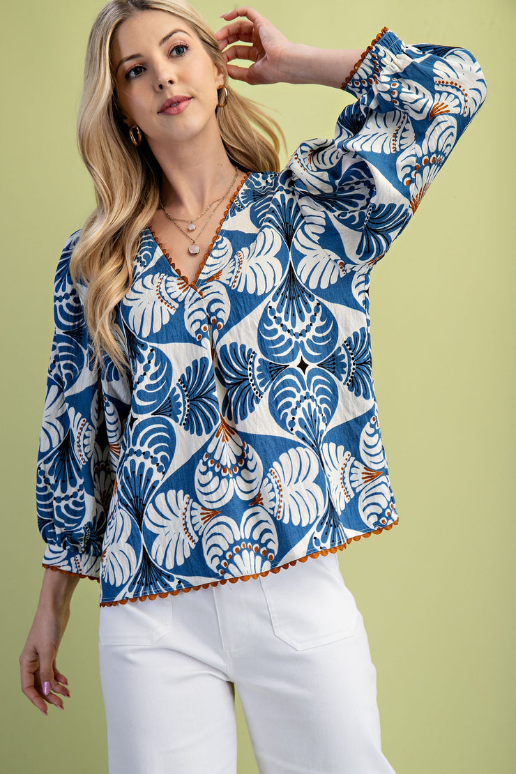 Blair Top-Blue