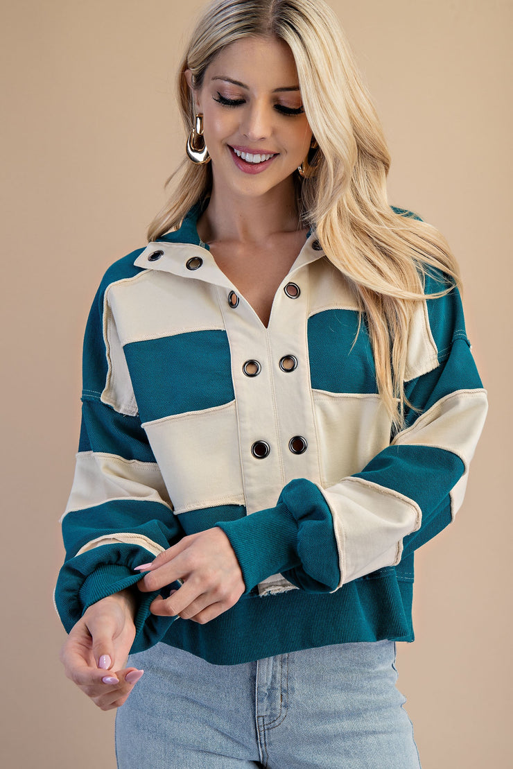 Striped Rugby Sweater
