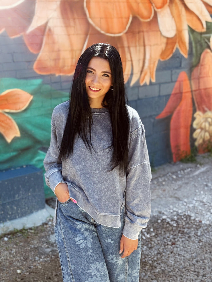 Presley Pullover- Blue