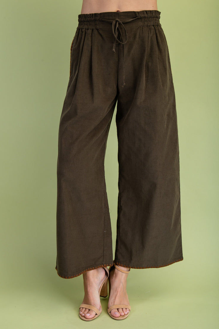Shelly Corduroy Pant- Brown
