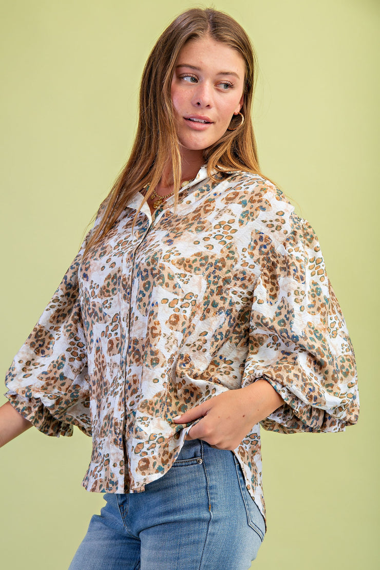 Lexy Leopard Top