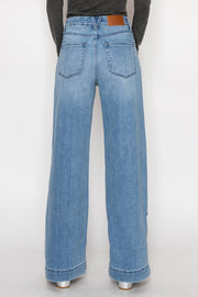 Tummy Control High Rise A-wide Jeans