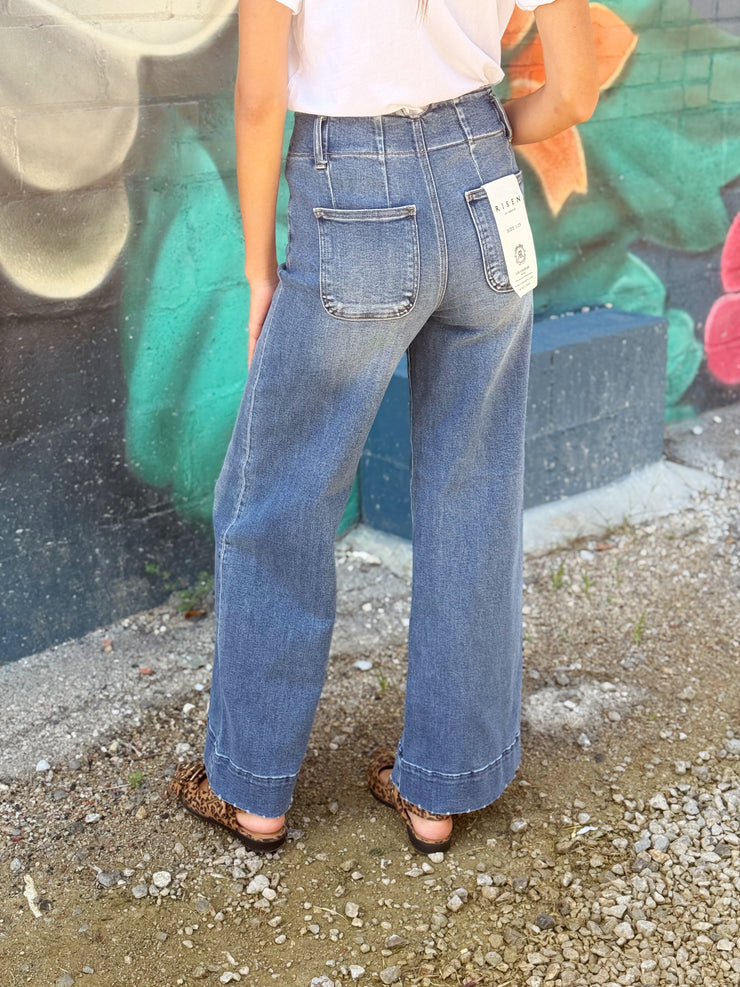 Tilly High Rise Wide Leg Denim