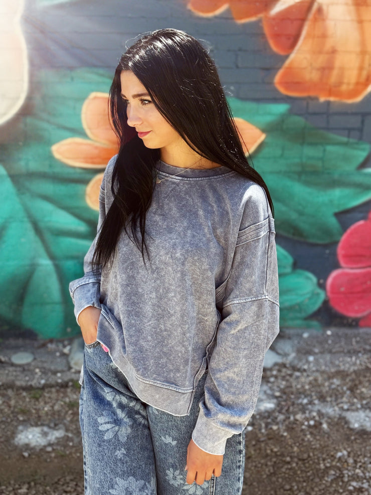 Presley Pullover- Blue