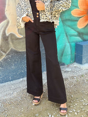 Tessa Black Wide Leg Denim