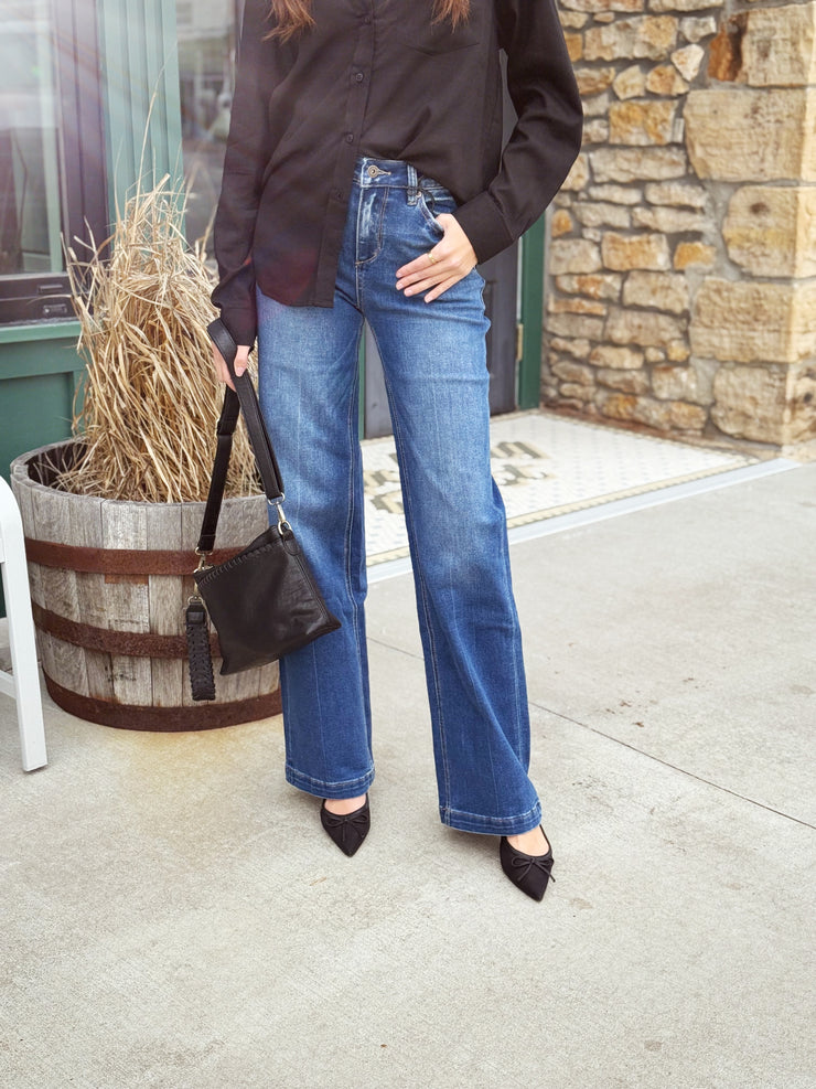 Mica High Rise with Stretch Wide Leg