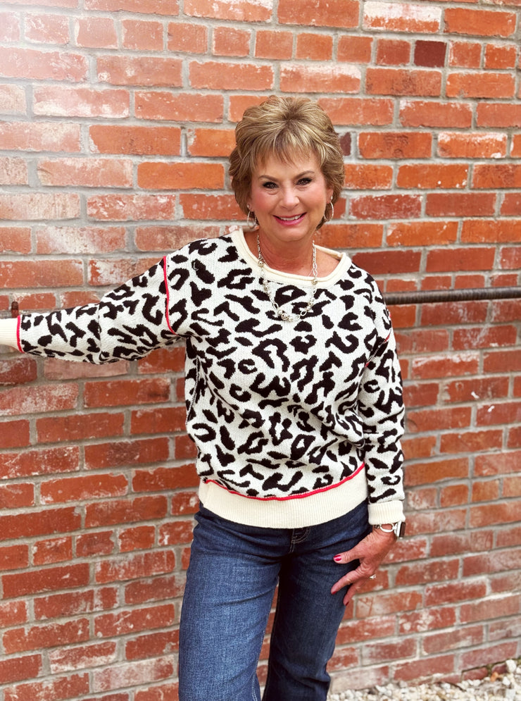 Leslie Leopard Sweater