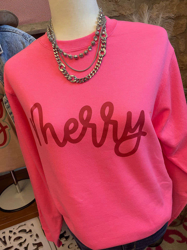 Merry Sweatshirt (Pink)