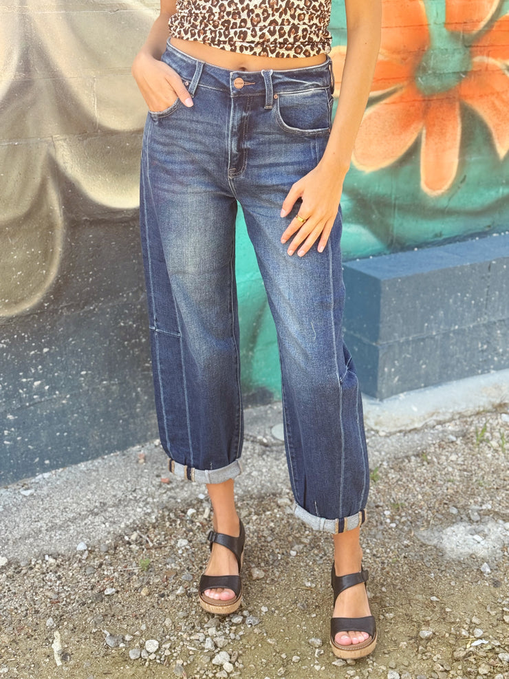Millie High Rise Barrel Jeans