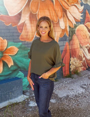 Hensley Top- Olive