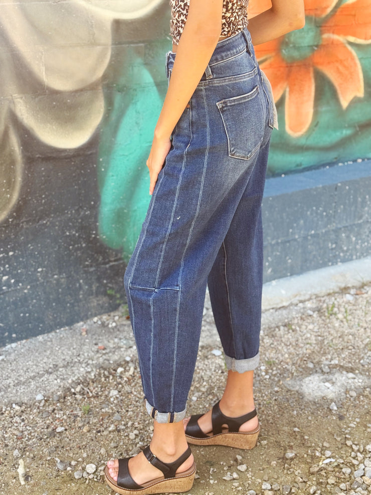 Millie High Rise Barrel Jeans