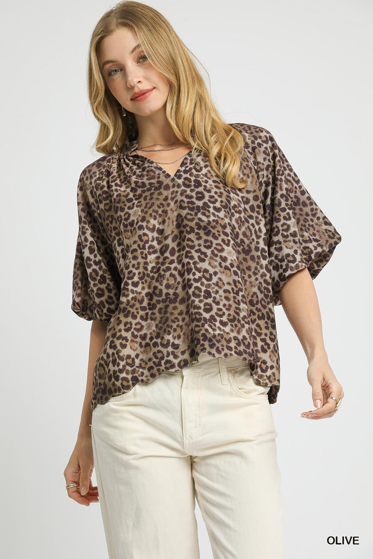 Stay Wild Leopard Top