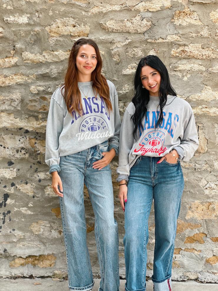KU Football Pullover