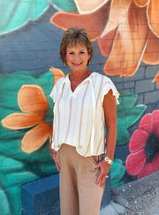 Nikki Striped Top