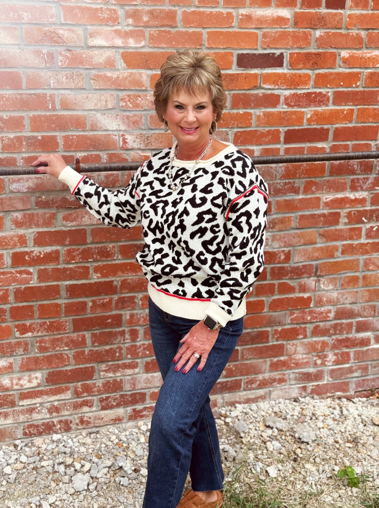 Leslie Leopard Sweater