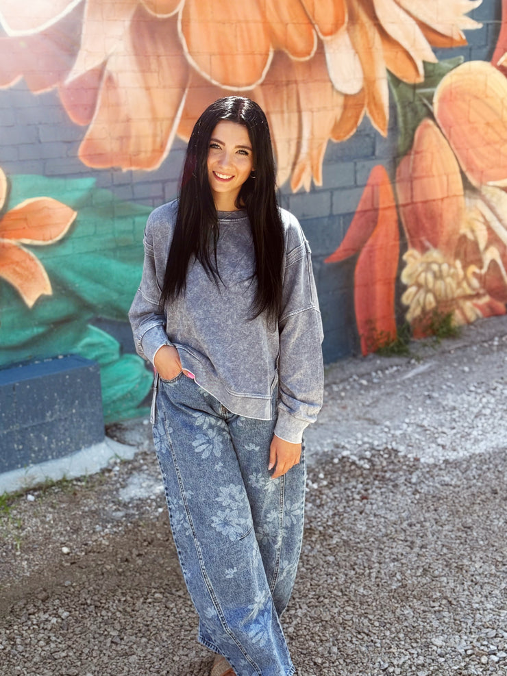 Presley Pullover- Blue