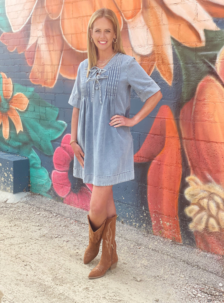 Gracie Denim Dress
