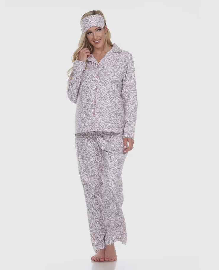 Catherine Pink Cheetah Pajama Set