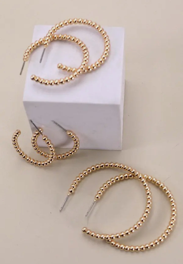 Triple Hoop Earrings