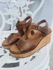 Corky Five OClock Somewhere Wedge-Tan