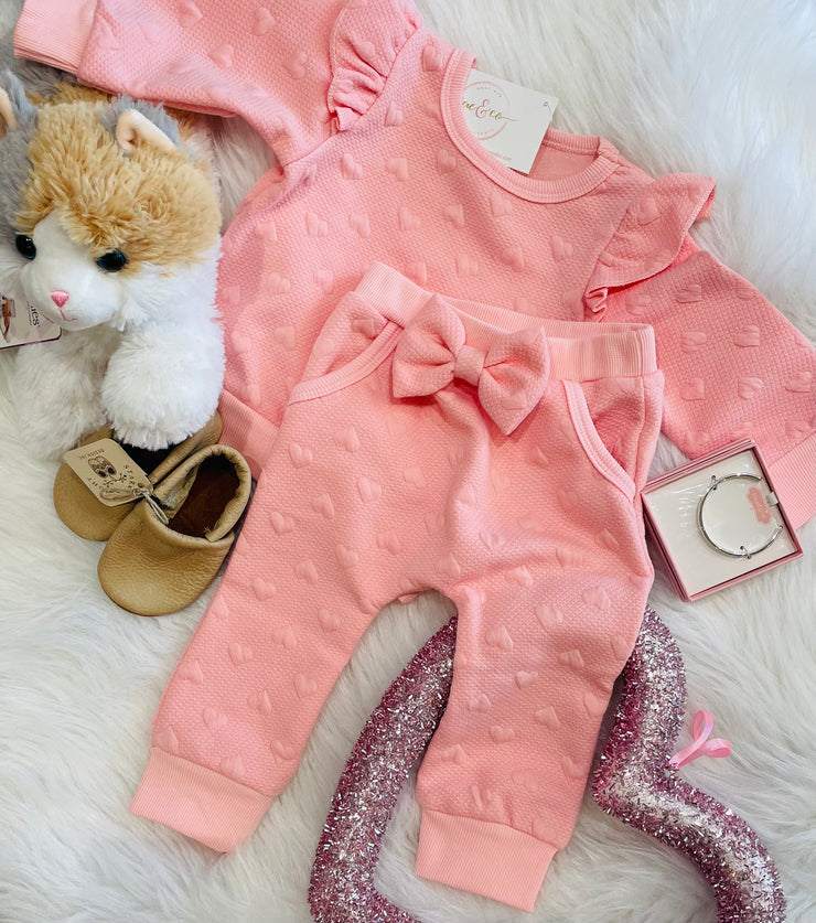 Toddler Pink Heart Set