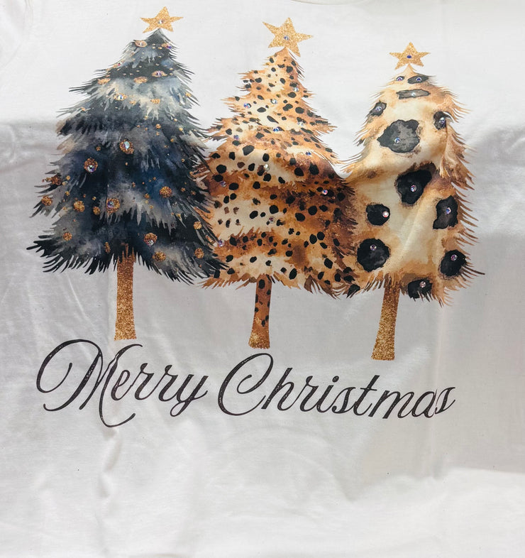Merry Christmas Tree Trio Graphic Tee- Dallas Market