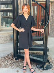 Cherie Mini Wrap Dress