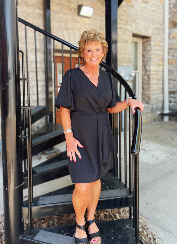 Cherie Mini Wrap Dress