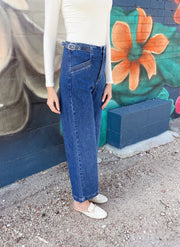 Risen Buckle Side Denim