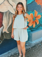 Mia Romper- Sage