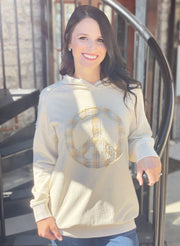 Peace Pullover Hoodie- Oat