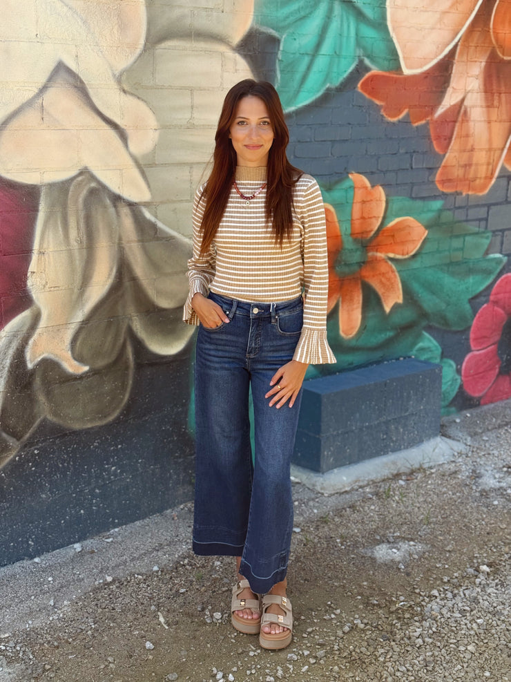 Jenny Dark Wash Tummy Control Hem Jean