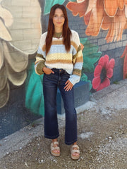 Renee Deep Dark Wash Tummy Control Jean