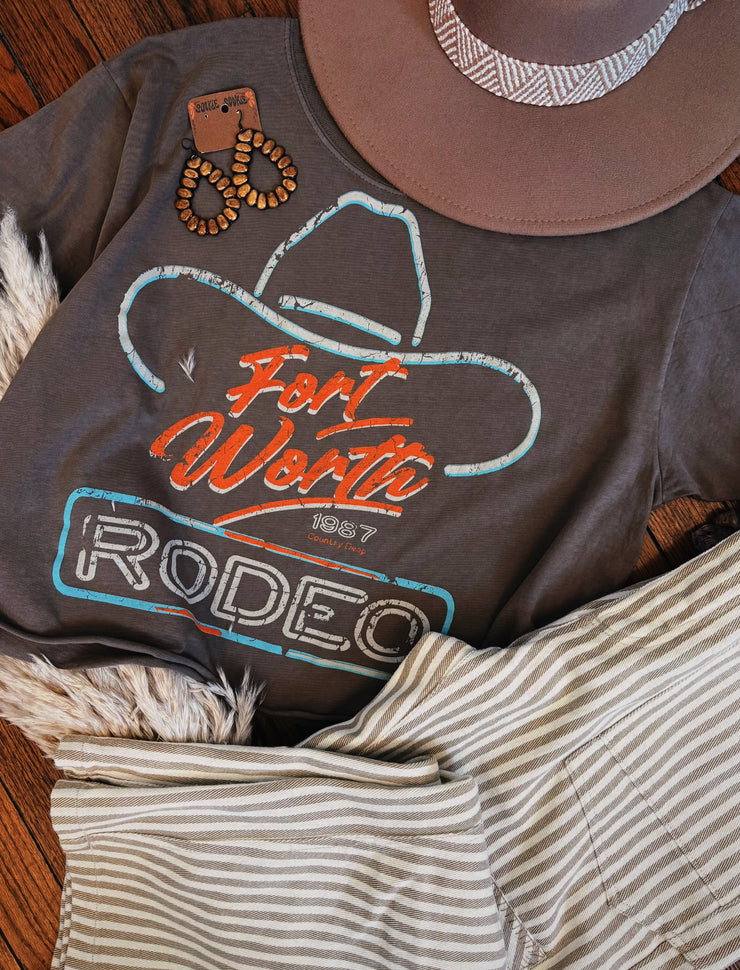 Fort Worth Rodeo Cropped Relaxed Tee