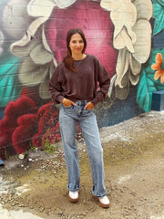 Mineral Luxe Pullover- Espresso