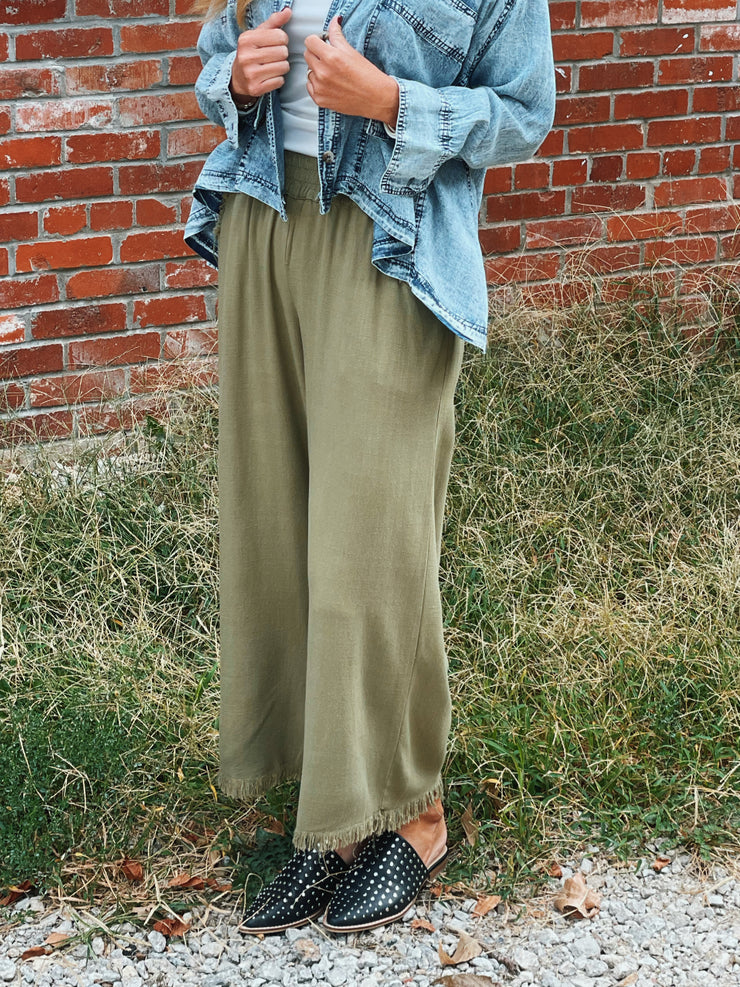 Ravyn Pant- Olive