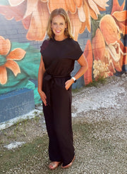 Adrianna Black Jumpsuit