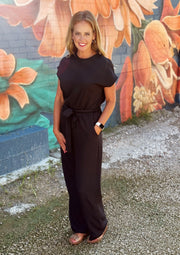 Adrianna Black Jumpsuit