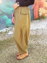 Effortless Harem Pants- Olive