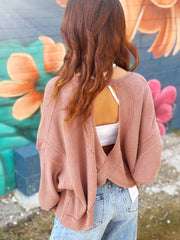 Key Hole Back Top- Rust