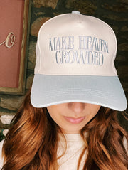 Make Heaven Crowded Hat-Denim
