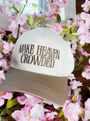 Make Heaven Crowded Hat-Beige