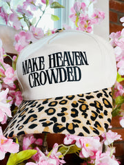Make Heaven Crowded Hat- Leopard