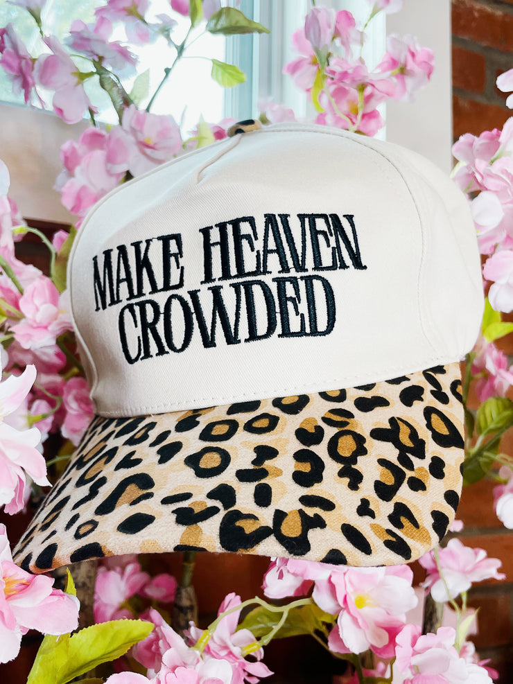 Make Heaven Crowded Hat- Leopard