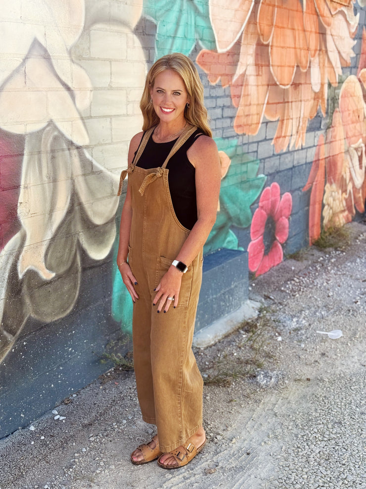 Jen Overalls- Camel