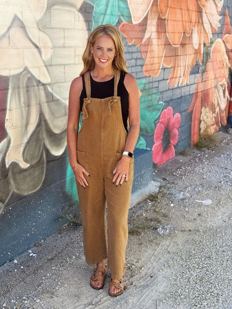 Jen Overalls- Camel