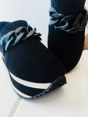 Paloma Black Suede Shoe