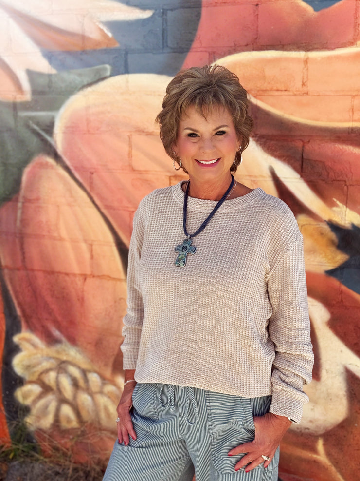 Mia Sweater- Lt Mocha
